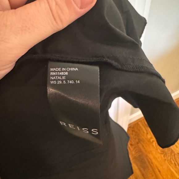 REISS Natalia Colorblock Cotton Maxi Dress size 14 - Picture 11 of 12